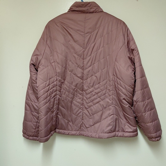 ZeroExposur Women's Reversable Pink Fleece Plus Size Puffer Coat Size XL - Picture 4 of 16